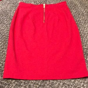 Red Pencil Skirt